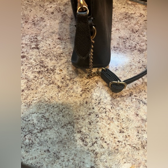 Christian Siriano for Payless crossbody shoulder bag. Black and White - Picture 9 of 13